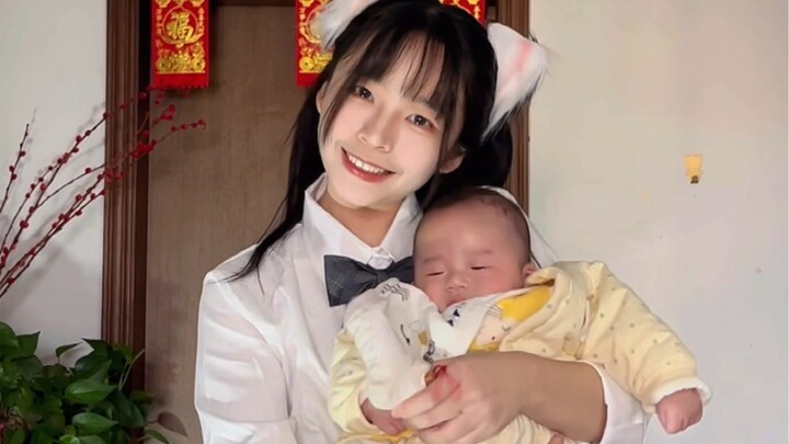 今天是带娃的小姨