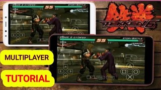 How to multiplayer in tekken 6 ppsspp offline |ppsspp multiplayer settings |#psp #multiplayer