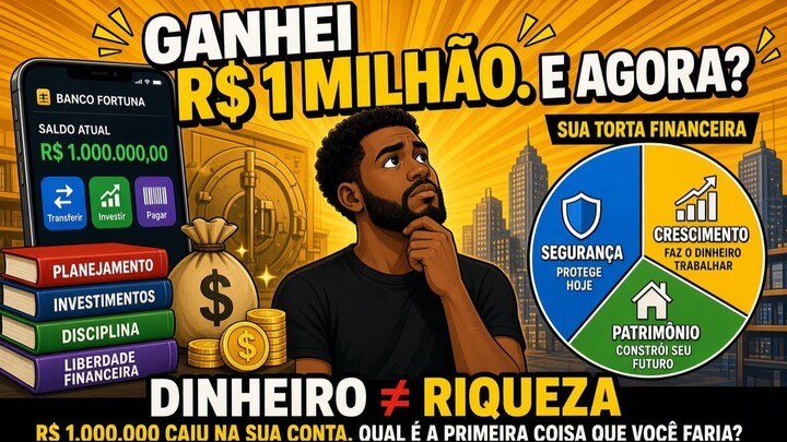 GANHEI R$ 1 MILHÃO E AGORA?