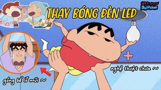 Review Shin Cậu Bé Bút Chì Hay Nhất: Đại náo ngữ khí & Thay bóng đèn LED & Lỗi tại Masao | Xóm Anime