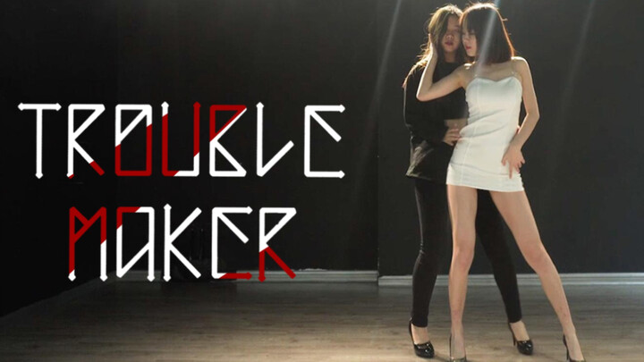 【妍妍&抹茶】trouble maker敏妍版本翻跳 包臀&西装 俩女居然这样？