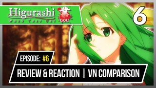 Higurash Gou: Episode 6 | Review, Reaction & VN Comparison! - Shion's Flirty Night!