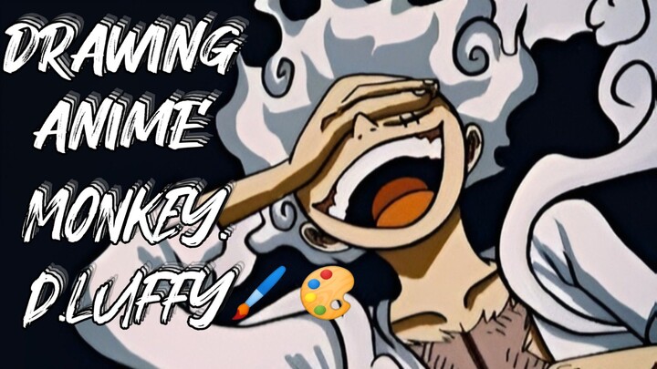 DRAWING ART MONKEY.D. LUFFY nika version 🖌️🎨