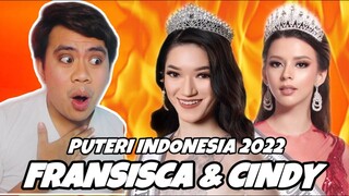 ATEBANG REACTION | PUTERI INDONESIA 2022 VIDEO PROFILE CINDY MCGUIRE VS FRANSISCA OCTAVIANI #puteri