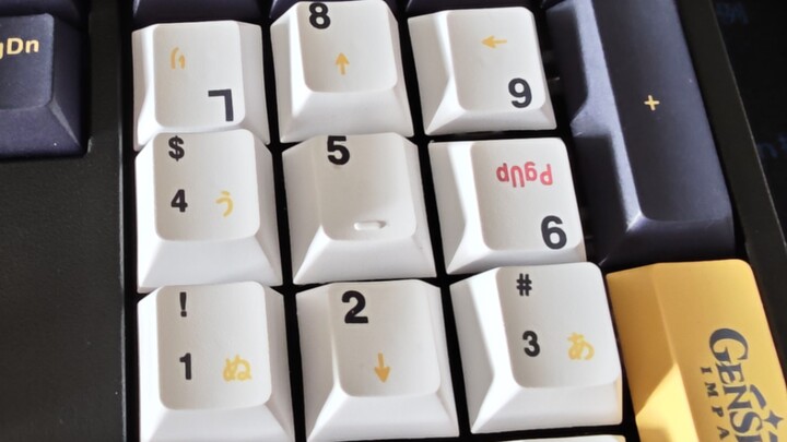 Washed the keycaps once!