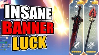 THIS 5-STAR LUCK IS INSANE | Staff of Homa Weapon Banner | Genshin Impact