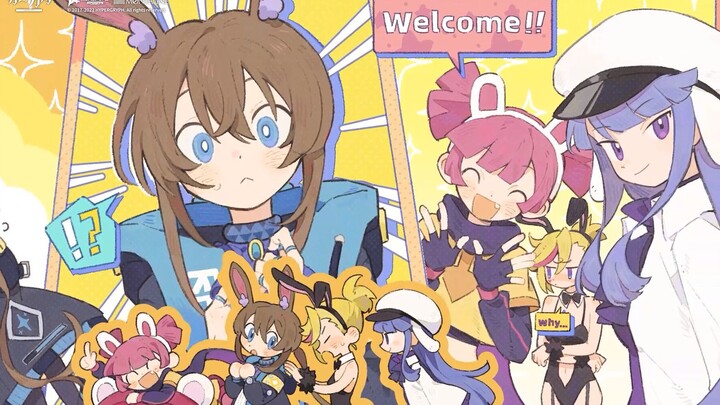 A bunny-eared girl kidnapped by three suspicious strangers?!