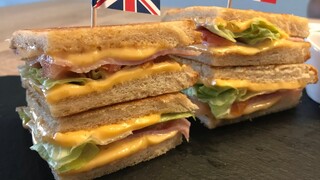 mini club sandwiches มินิคลับแซนด์วิชแบบง่ายๆในกะทะ ❗️ไม่ง้อเครื่องปิ้งขนมปัง