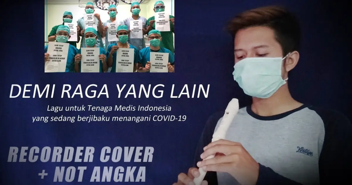 NOT ANGKA DEMI RAGA YANG LAIN | Recorder Cover Indonesia - Bstation