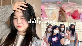 KOREA VLOG☁️: first photoshoot, productive weekend, girls hangout etc..