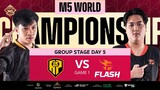 (FIL) M5 Group Stage Day 5 | APBR vs FL | Game 1