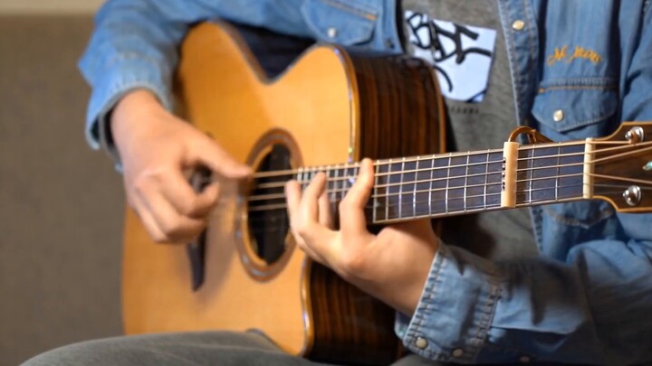 [Fingerstyle Guitar] Kencan Tiga Tahun Makoto Shinkai～Versi gitar dari lagu tema Suzume feat. Juming