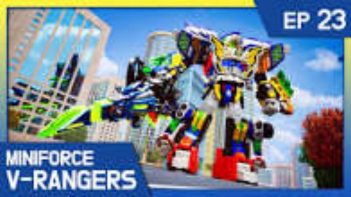 ❇️ [English dub.] MiniForce V-Rangers ❇️ EP23 – The Most Powerful Robot, Volt Legend King V! ❇️