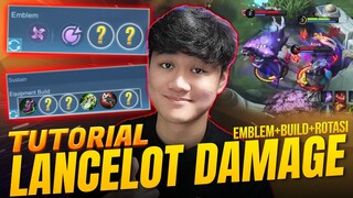 Tutorial LANCELOT DAMAGE Lengkap & Terbaru! Ilmu Penting Jungler - Mobile Legends