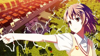 【Redstone Music】only my railgun Do you think this redstone music looks like a railgun?