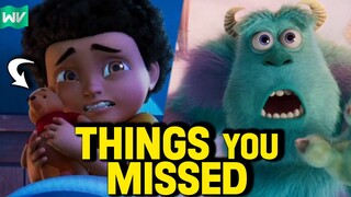 MONSTERS AT WORK Ep 1 BREAKDOWN! Pixar Easter Eggs + Details You Missed