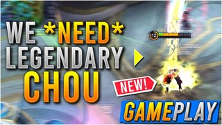 WHY CHOU NEEDS TO WIN LEGEND SKIN? 🔥 One-Hit Punch Build | MLBB