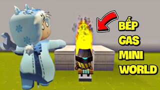 Meowpeo chế tạo Bếp Gas siêu đơn giản trong Mini World | Meowpeo TV