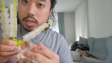 ASMR Eating Triangled, Squared & Circled Ice Pops & Tracing My Tattoos