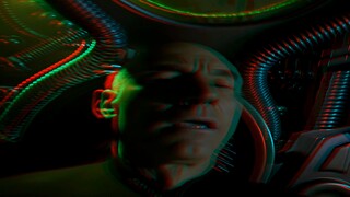 3D Anaglyph .Star Trek  First Contact 4K 80% MORE  DEPTH  P1