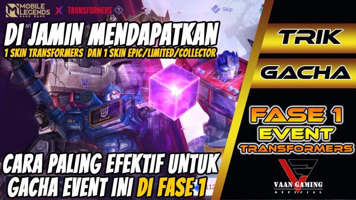 TRIK HEMAT 20X DRAW EVENT TRANSFORMERS FASE 1 - DIJAMIN 1 SKIN TRANSFORMERS DAN 1 SKIN EPIC - MLBB