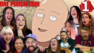 A Big Chinned Brat... One Punch Man 1x1 / Season 1 - Episode 1 - Reaction Compilation!!