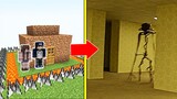 The Backrooms Tấn Công Nhà Được Bảo Vệ Bởi bqThanh và Ốc Trong Minecraft