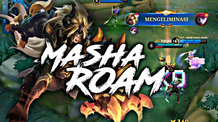 MASHA ROAM + PETRI BEHHH KACAUUU MENNN!! - Mobile Legends