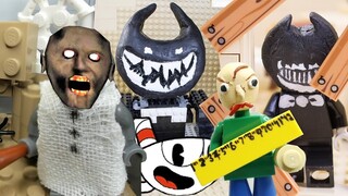 Lego Bendy Granny Baldi Cuphead and Undertale Animations (Best of Century15)