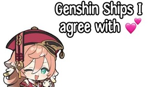 Genshin Ships I Agree With 💕