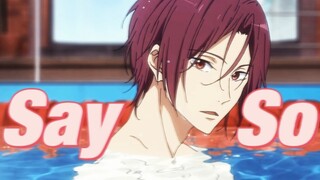 【Gratis! Matsuoka Rin] Kelihatannya sombong, tapi sebenarnya menangis