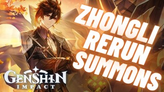 Zhongli is Back!!! | Genshin Impact ~ Gentry of Hermitage Rerun Summons