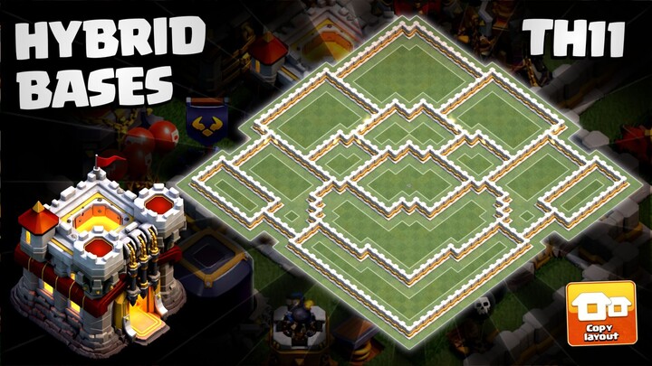 Unbeatable TH11 Hybrid Farming Base Link for the August 2026 Meta (DIY Defense Ready)