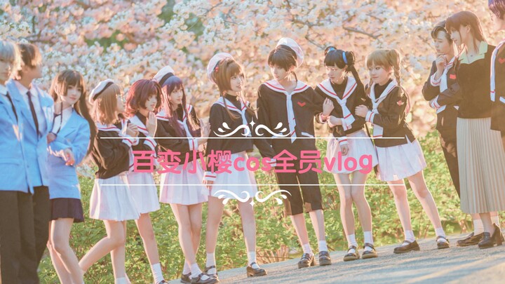 ｜Sakura cosplay group vlog｜🌸Let's enjoy the cherry blossoms with the magical girls on Children's Day