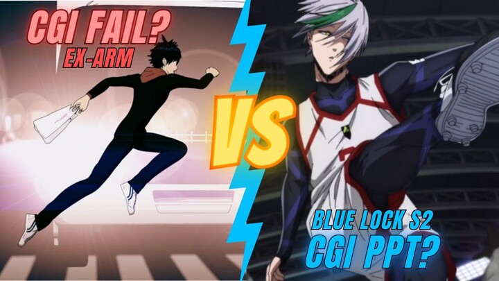 Duel Animasi Terburuk: Animasi Blue Lock S2 bikin ketawa, Animasi Ex-Arm bikin sakit mata!!!