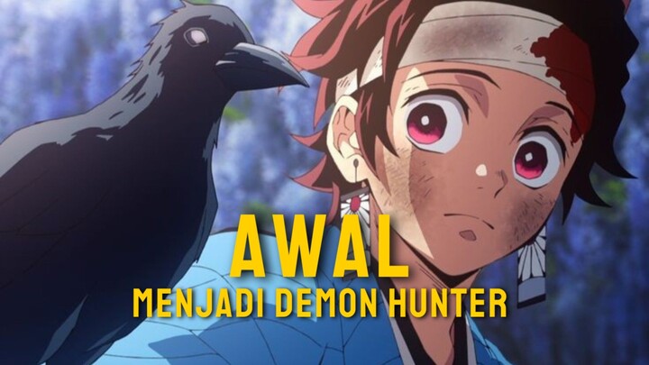Awal pertarungan Tanjirou sebelum menjadi Demon Hunter‼️
