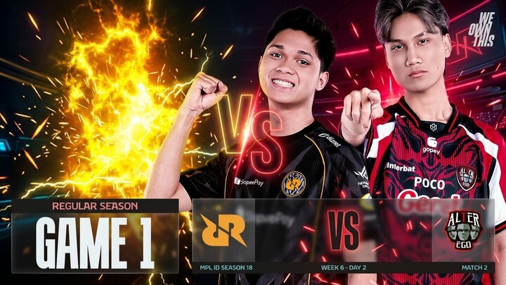 RRQ vs AE | Regular Season Week 6 Day 2 | Game 1 | #MPLIDS18