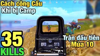 [PUBG Mobile] SOLO SQUAD Đầu Mùa 10 | Xử Lý Team Địch Dám Camp Cầu TAKAZ Vào Bo | T98