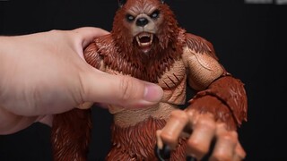 Is a 400-yuan domestic bear warrior okay? Bearman violent warrior MEMORYTOYS Brown Bear 9-inch movab