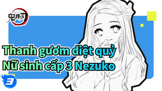 Vẽ nữ sinh trung học Nezuko | Fanfiction | Vẽ bằng Tablet | Thanh gươm diệt quỷ_3