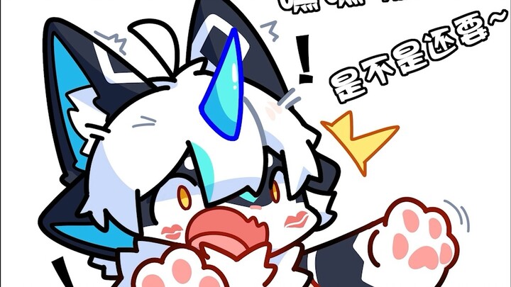 【furry】Kun: It's really hard to eat a mouthful of fish food (be careful when speaking)