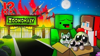 Mikey and JJ SAVE Zoonomaly Monster From NUCLEAR MISSILE in Minecraft - Maizen Journey