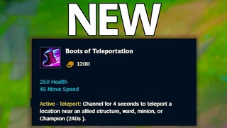 Riot added new boots to League! (accidentally)