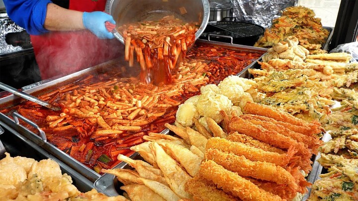 10판씩 다 팔리는 역대급 정류장 떡볶이? 연예인이 한달에 한번씩 온다는 매콤 떡볶이 맛집 ┃Tteokbokki / Korean street food
