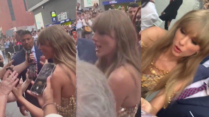 She must be the only female celebrity who always snatches fans' phones.