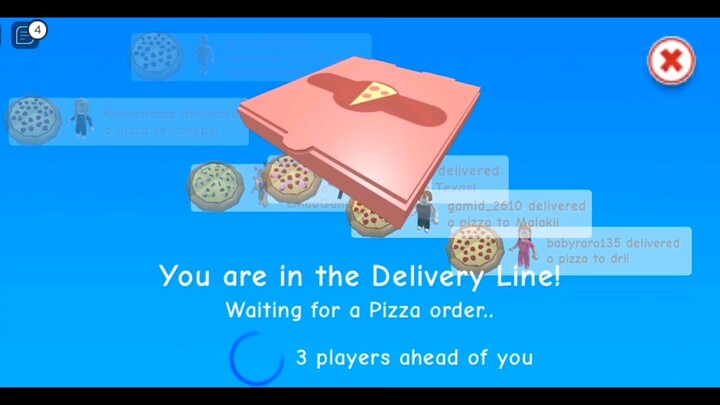 a delivery rider