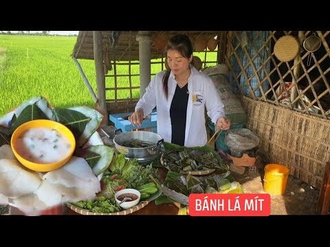 Bánh Lá Mít.! Món bánh miền quê ngày xưa từ bột gạo đậm đà hương vị kí ức một thời