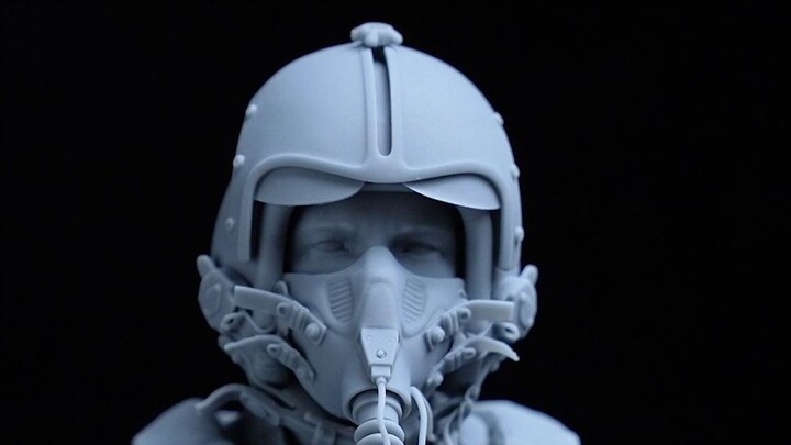 【Prosson in 3D】Tượng bán thân phi công