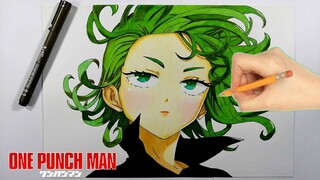 Drawing Tatsumaki From One Punch Man | Step By Step + Time-Lapse | Art 20