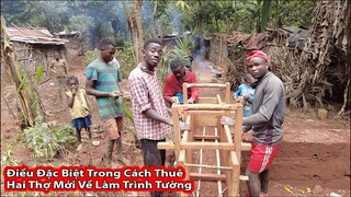 Hai thợ mới được thuê về làm Trình Tường như thế nào?||2Q Vlogs Cuộc Sống Châu Phi